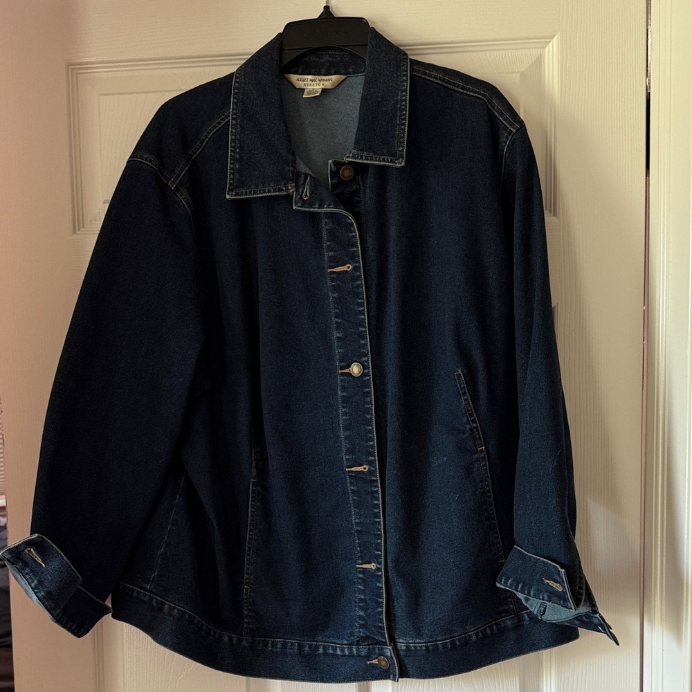 August Max Dark Blue Jean Jacket